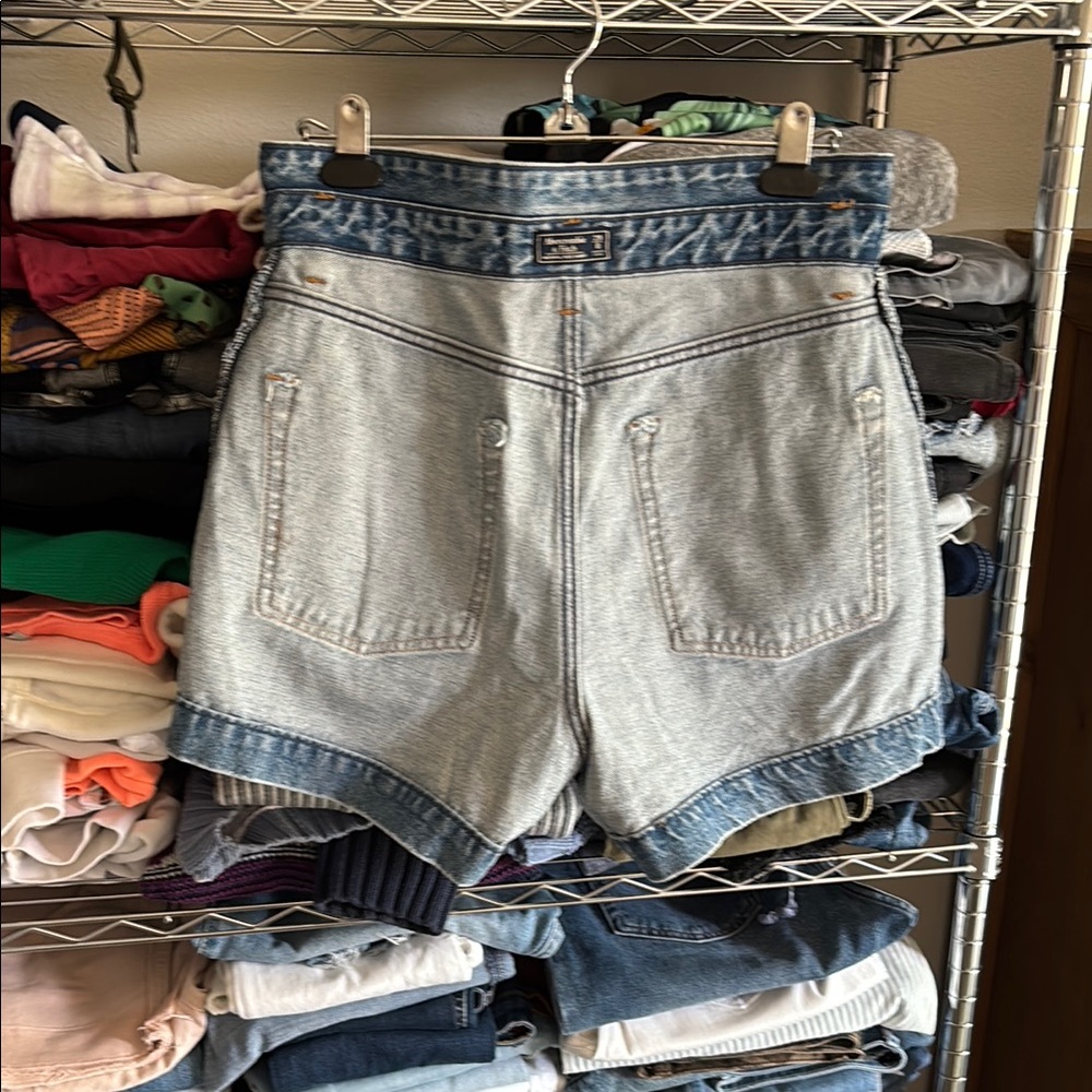 Abercrombie & Fitch Blue Denim Jean Shorts